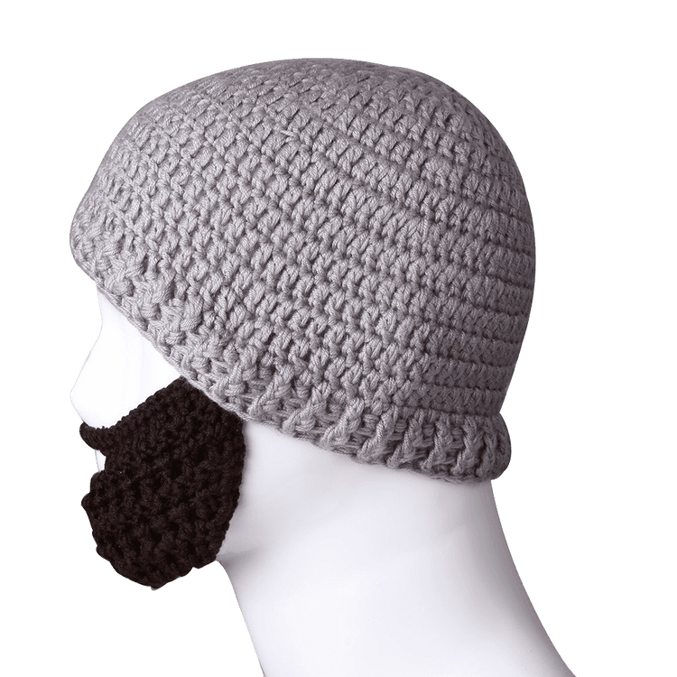 Free Fisher Unisex Knit Beanie Stubble Beard