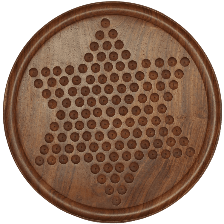 Game Chinese Checkers with Marbles Handcrafted Wooden Toys from India