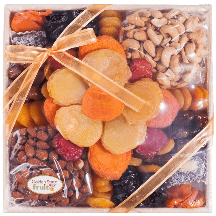 Golden State Fruit Flora Dried Fruit and Nut Gift Tray