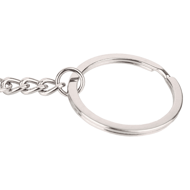 4EVER Romantic Stainless Alloy Metal Silver Nautical Steering Wheel Anchor & Love Boat Rudder Helm Couple Keychain