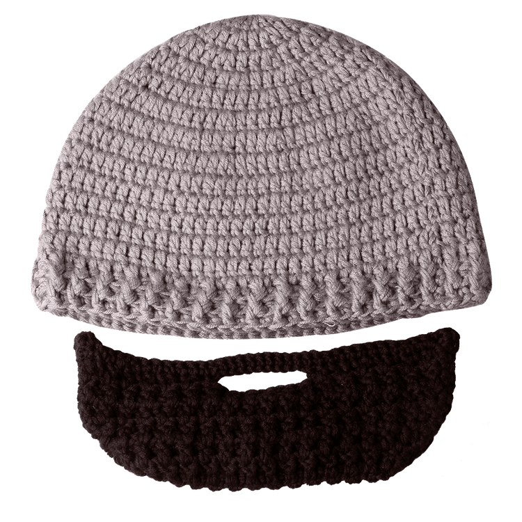 Free Fisher Unisex Knit Beanie Stubble Beard