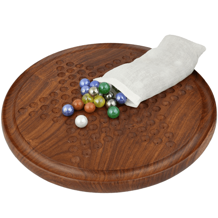 Game Chinese Checkers with Marbles Handcrafted Wooden Toys from India