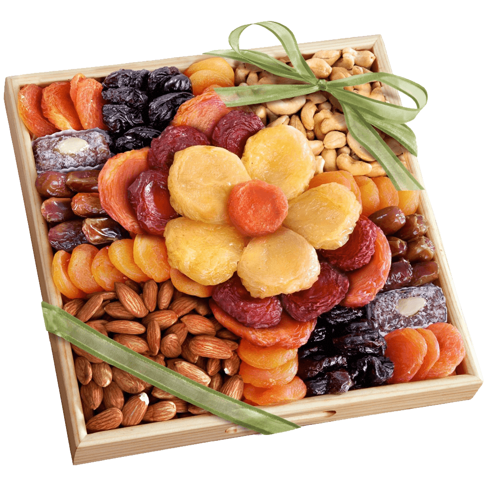 Golden State Fruit Flora Dried Fruit and Nut Gift Tray