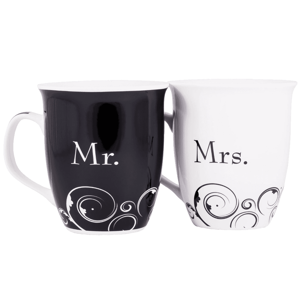 Mr. and Mrs. Christian Coffee Mug Set