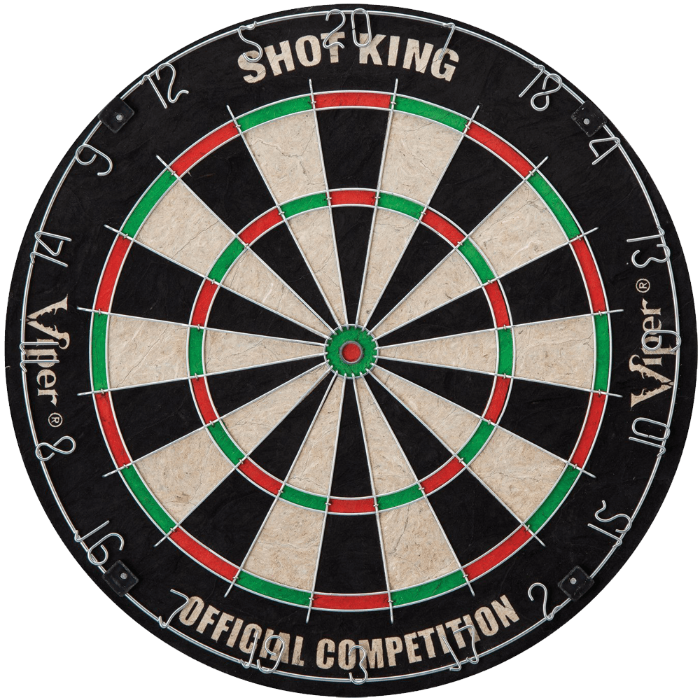 Viper Shot King Sisal Fiber Bristle Dartboard