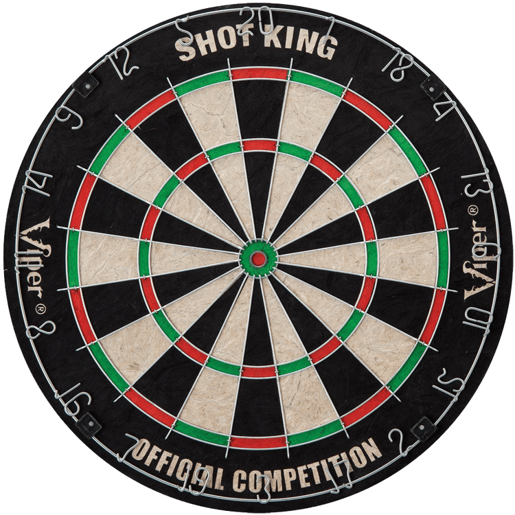 Viper Shot King Sisal Fiber Bristle Dartboard