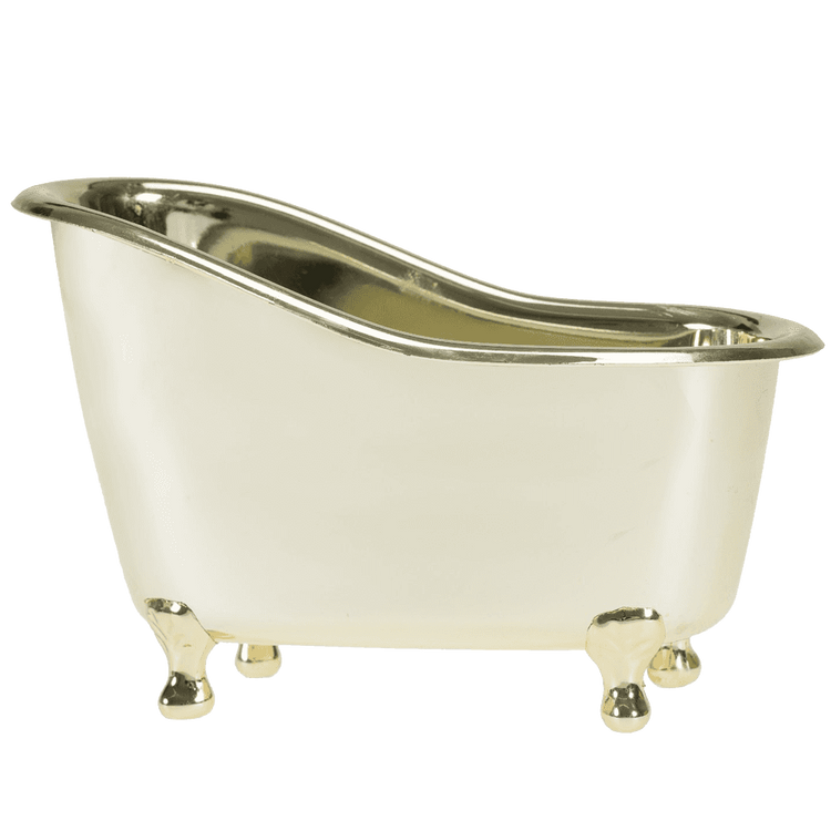 White Rose Jasmine Gold Tub Spa Bath Gift Set